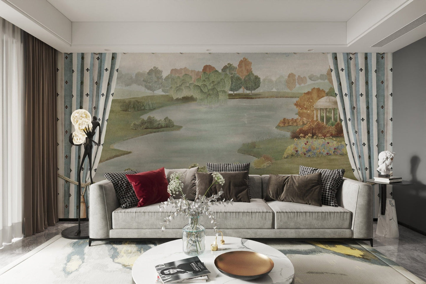 Soft pastel landscape wallpaper for walls
B680