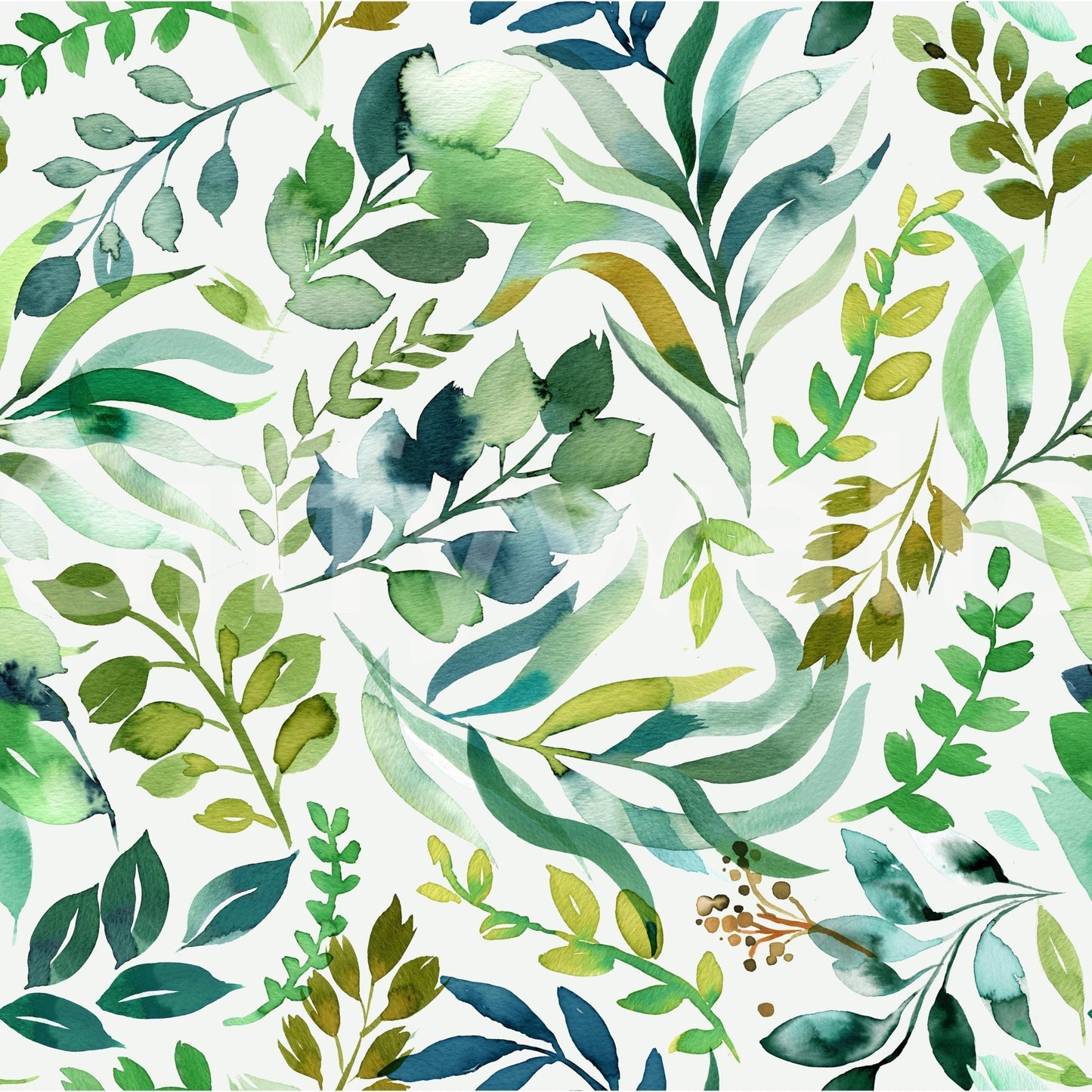 Watercolor-style botanical design for modern walls, GD1540
