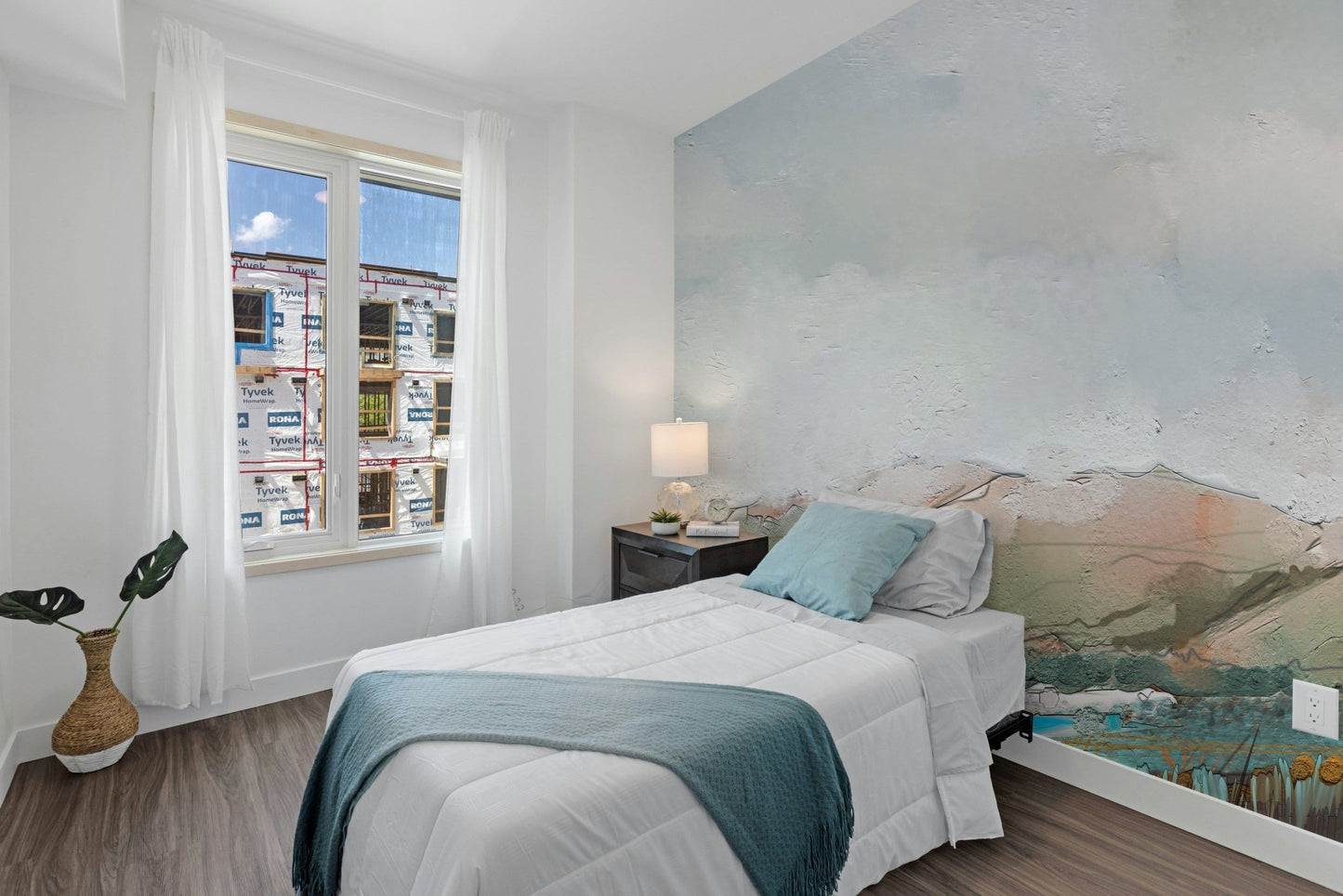 Watercolor Mountain Wallpaper Mural - Giffywalls A706