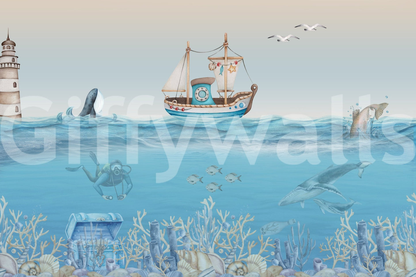 The image is suitable for a child's room.