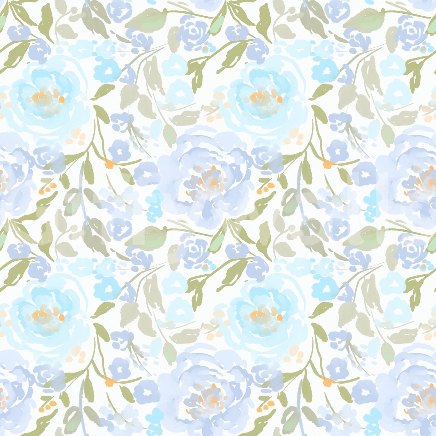 Watercolor Sky Blossom Wallpaper
