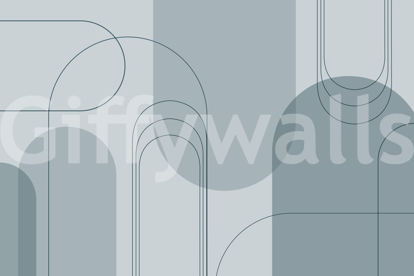 Minimalist arch line art design