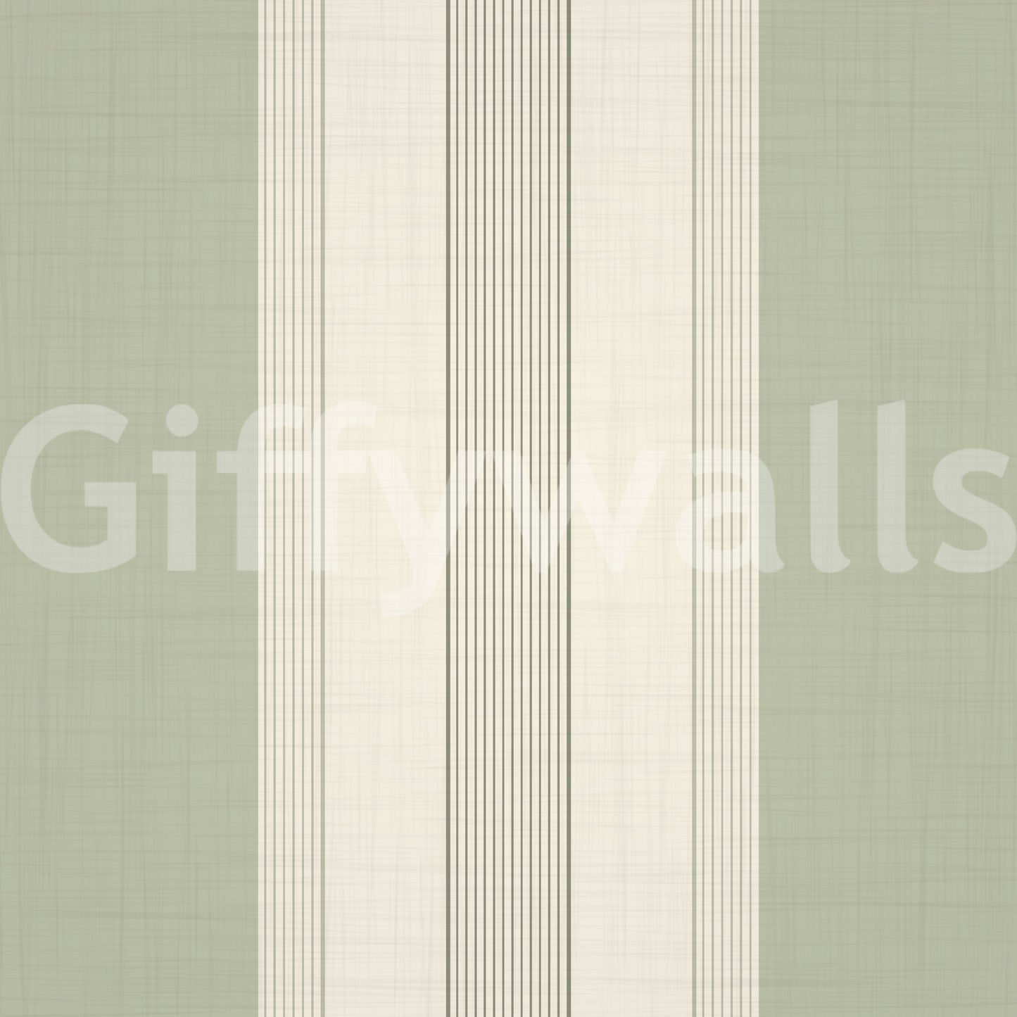 Subtle stripe pattern in sage tone