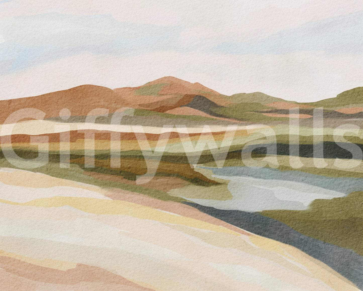 Whispering Hills Wall Mural