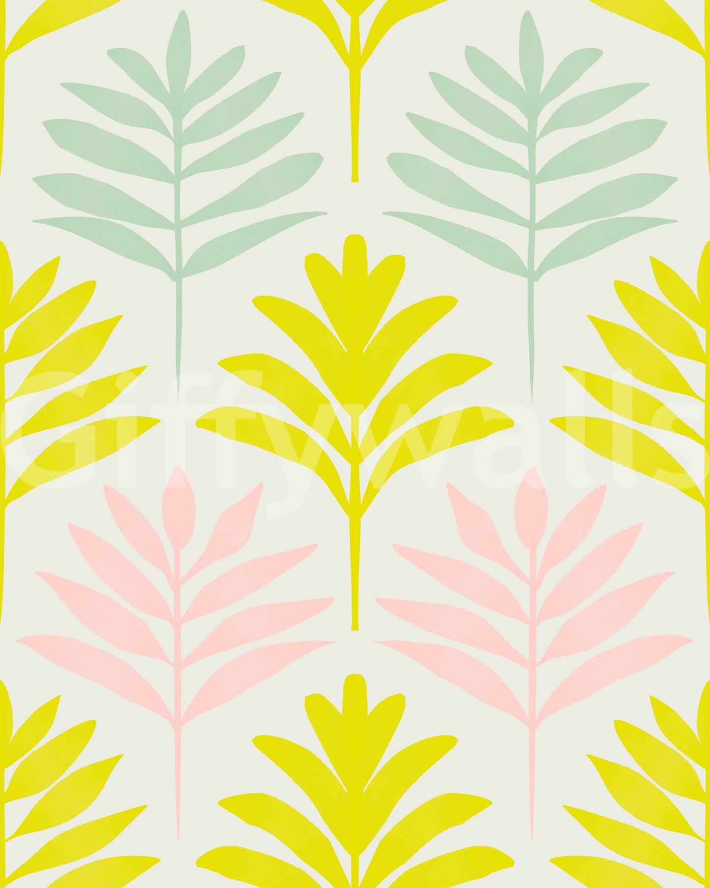 Colorful pastel wall design