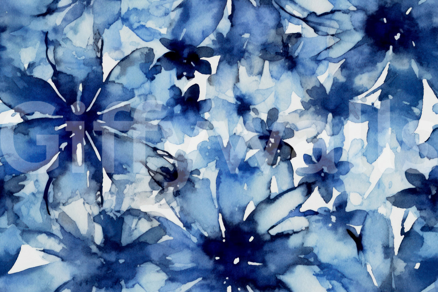 Stylish wallpaper for walls with dramatic florals