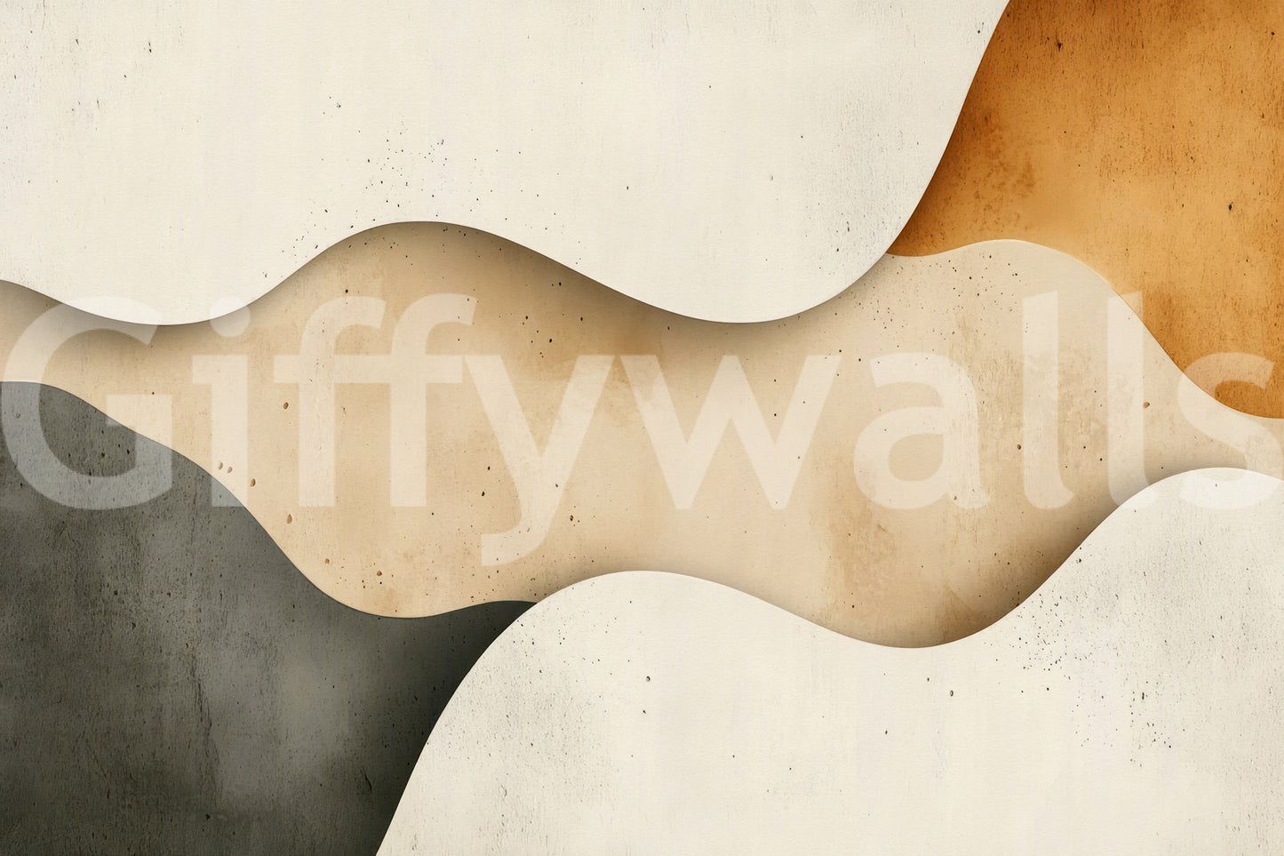 Minimalist wallpaper mural for walls with earth tones