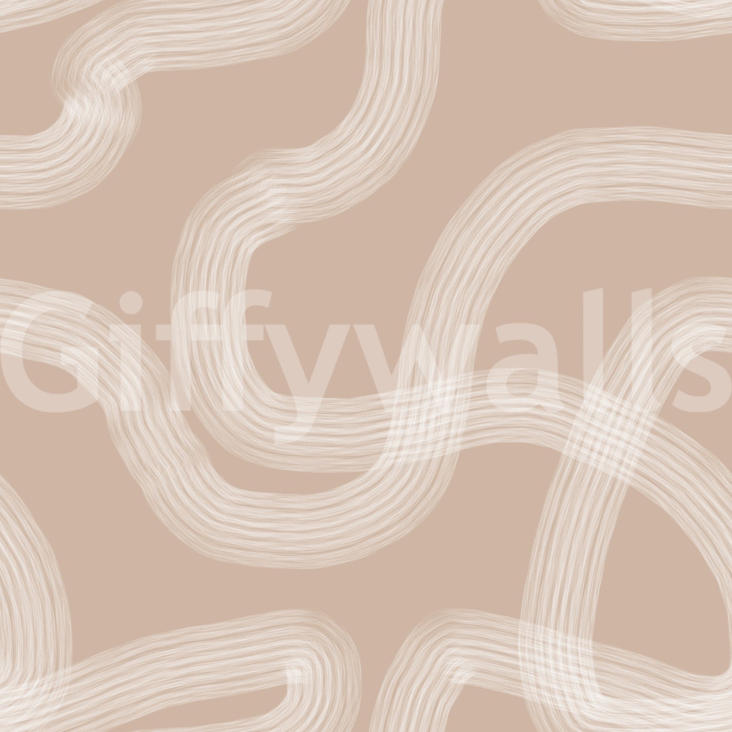 Soft sand pattern wallpaper for spa-like interior feel.