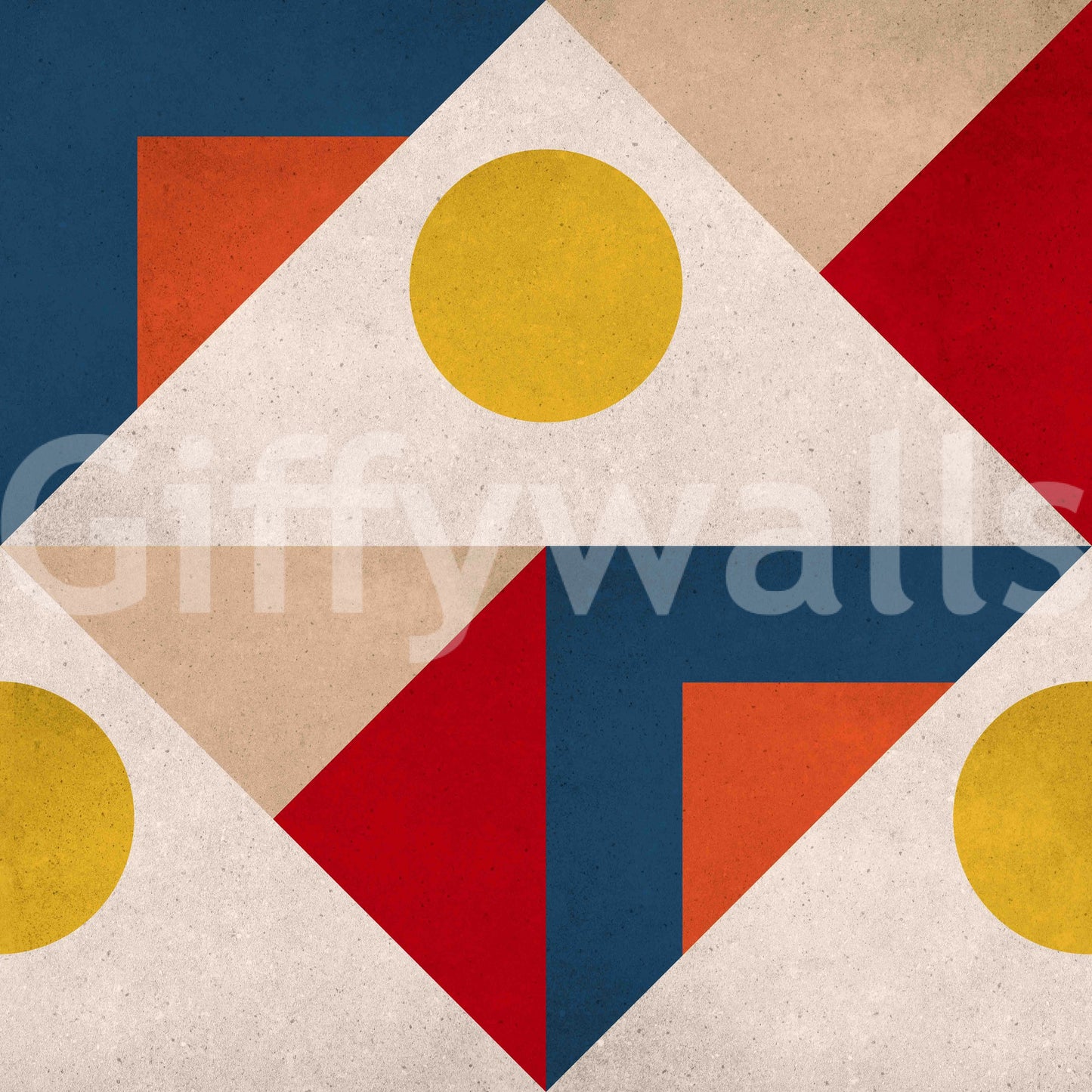 Colorful Mid Century Multicolor wallpaper for stylish interiors