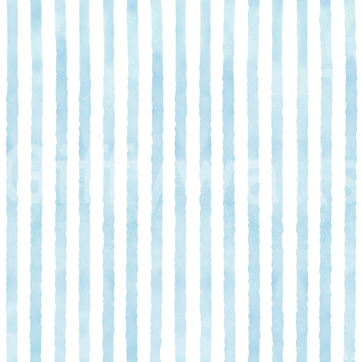 Calming baby blue stripe design for living room