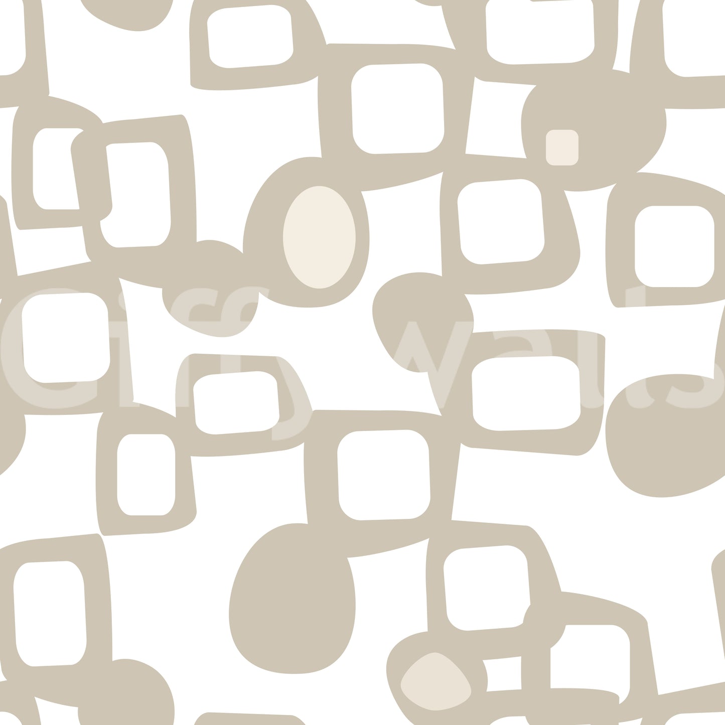 Creative space with flowing line wall mural