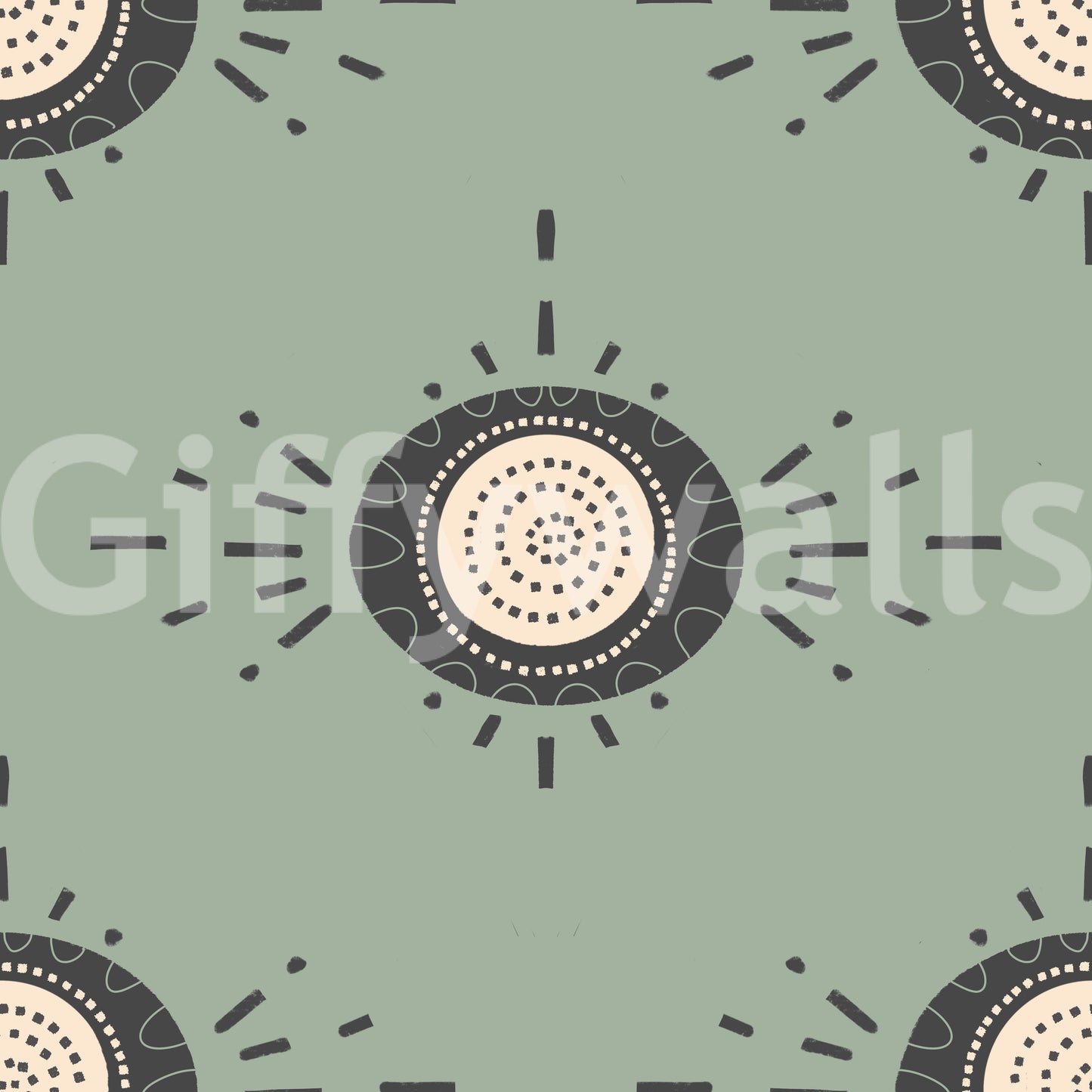 Organic floral mural wallpaper for cozy rooms