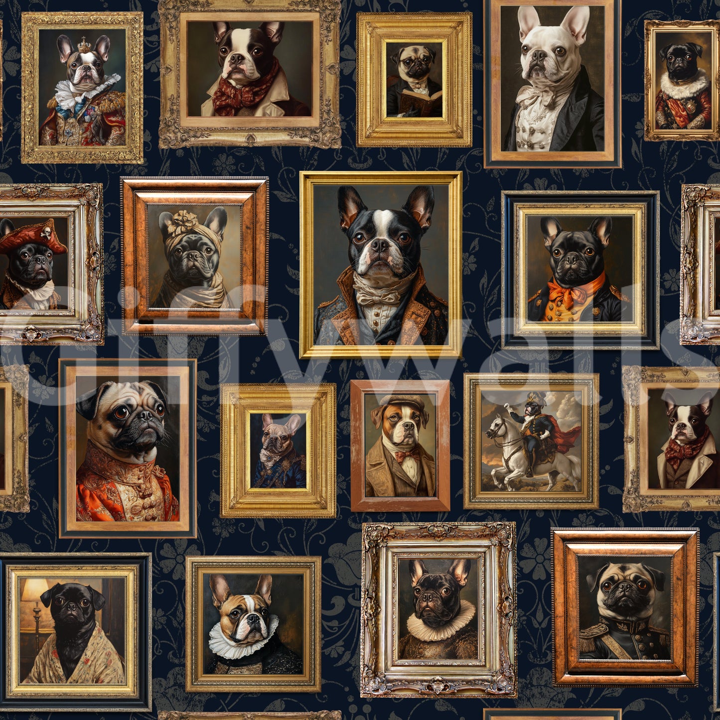 Humorous and charming animal art.