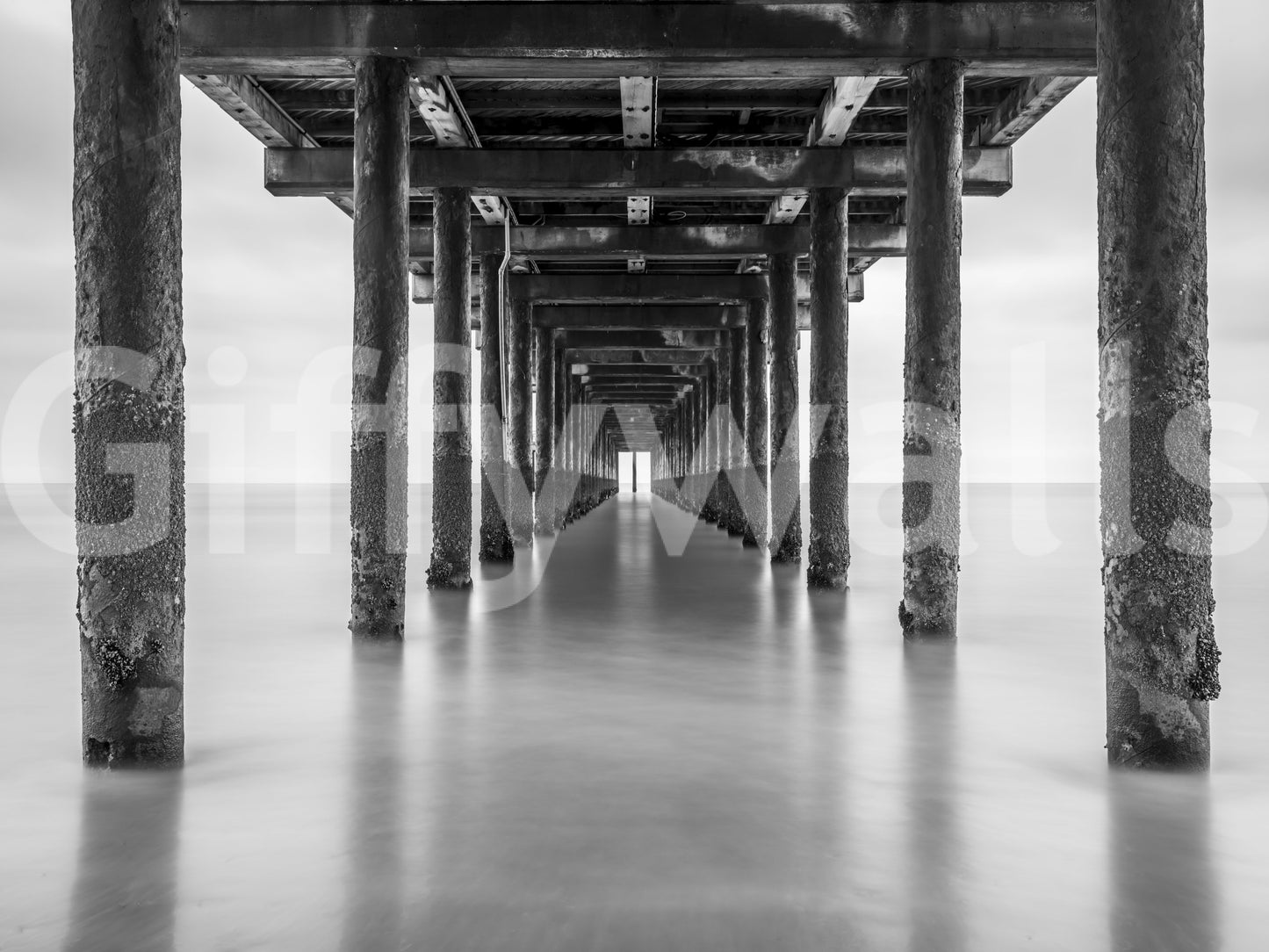 Symmetrical pier columns