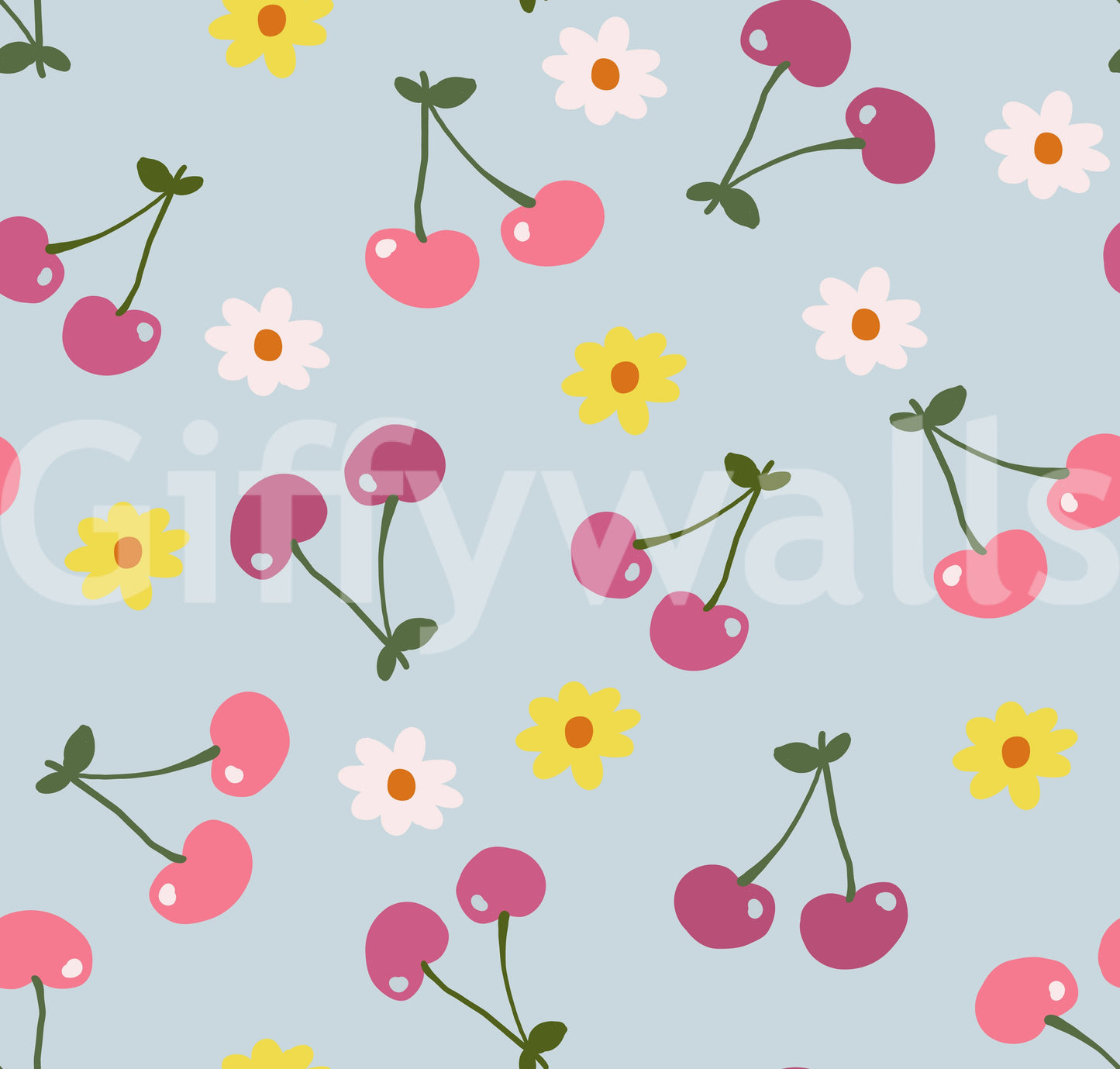 Fruit themed wallpaper for walls