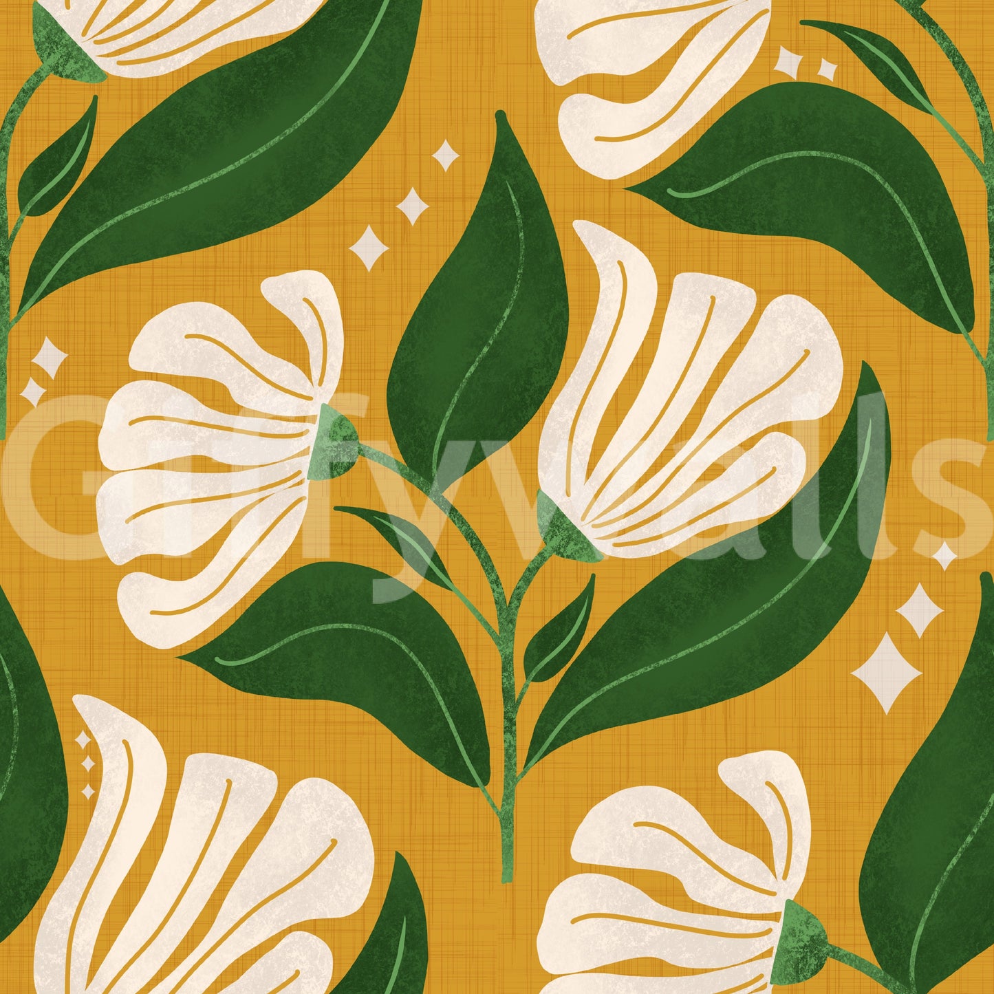 Provides a lively and artistic backdrop.