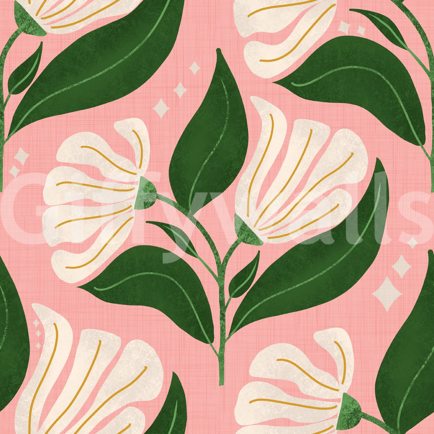 Provides a lively and artistic backdrop.