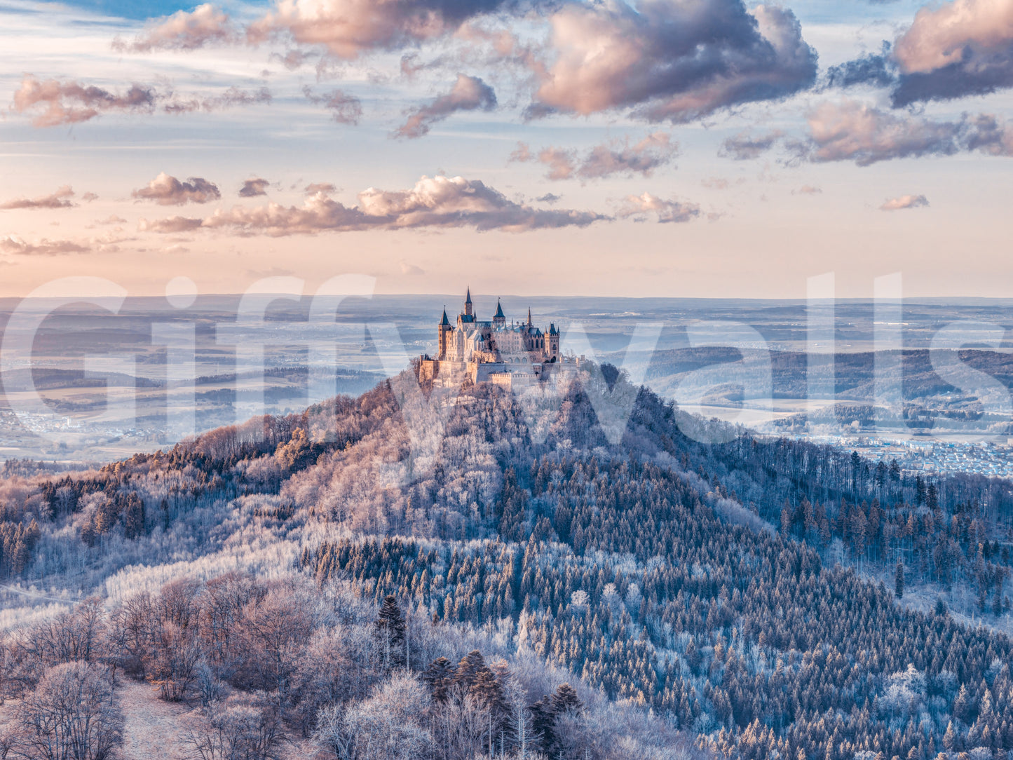 The castle is the central focal point of the image.