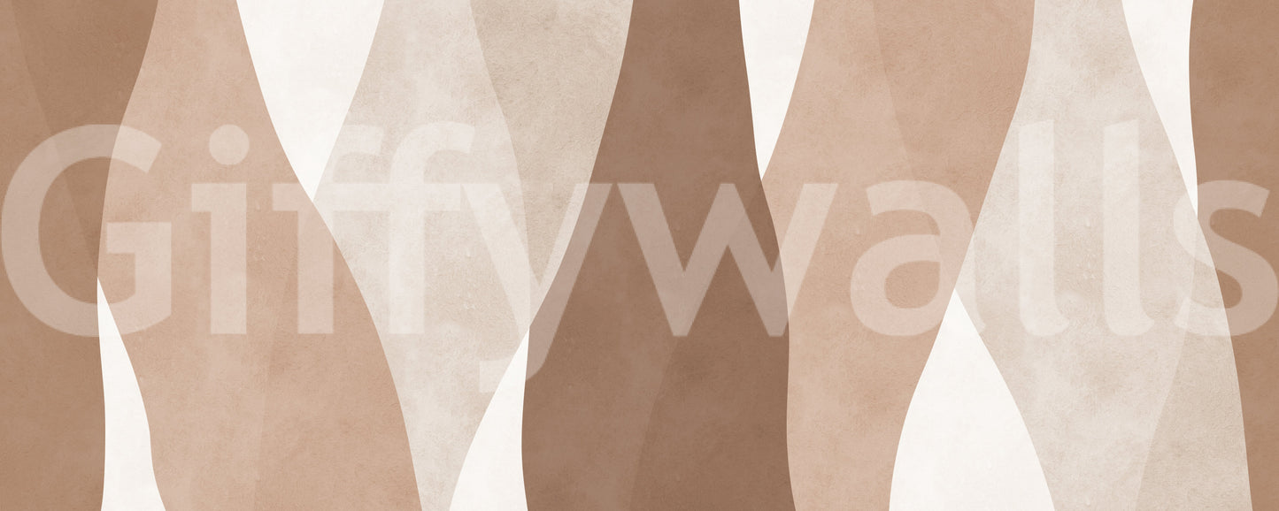 The design is non-realistic and interpretive.