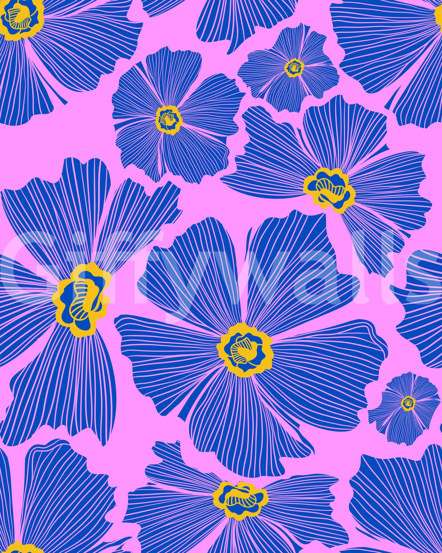 The design is non-realistic and interpretive.