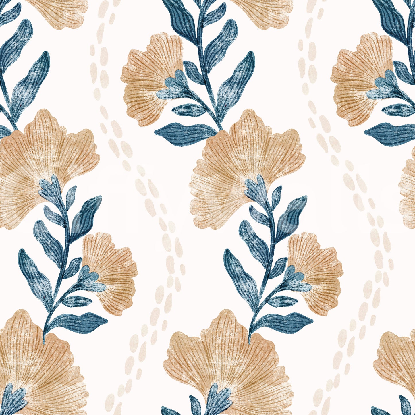 The design is non-realistic and interpretive.