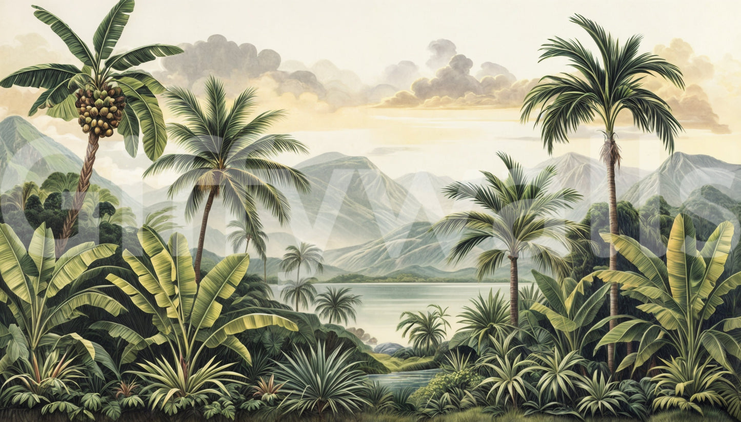 The design is non-realistic and interpretive.