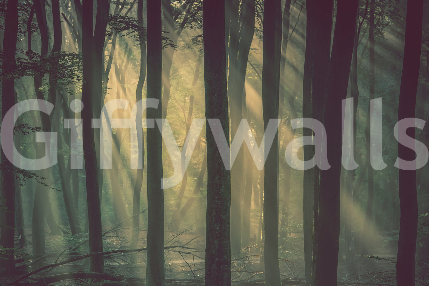 The design is non-realistic and interpretive.