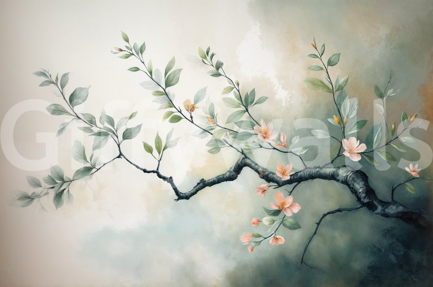 The design is non-realistic and interpretive.