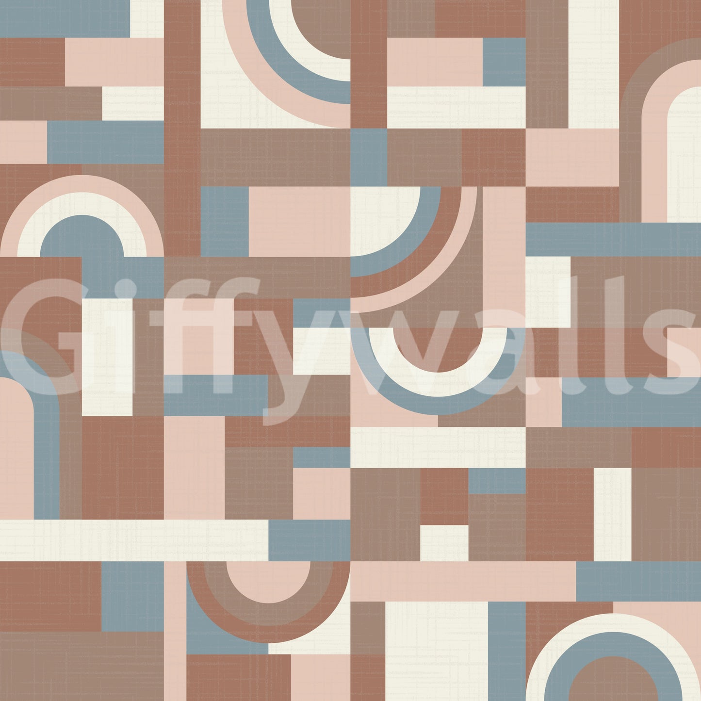 The wallpaper has a smooth, non-reflective matte finish.