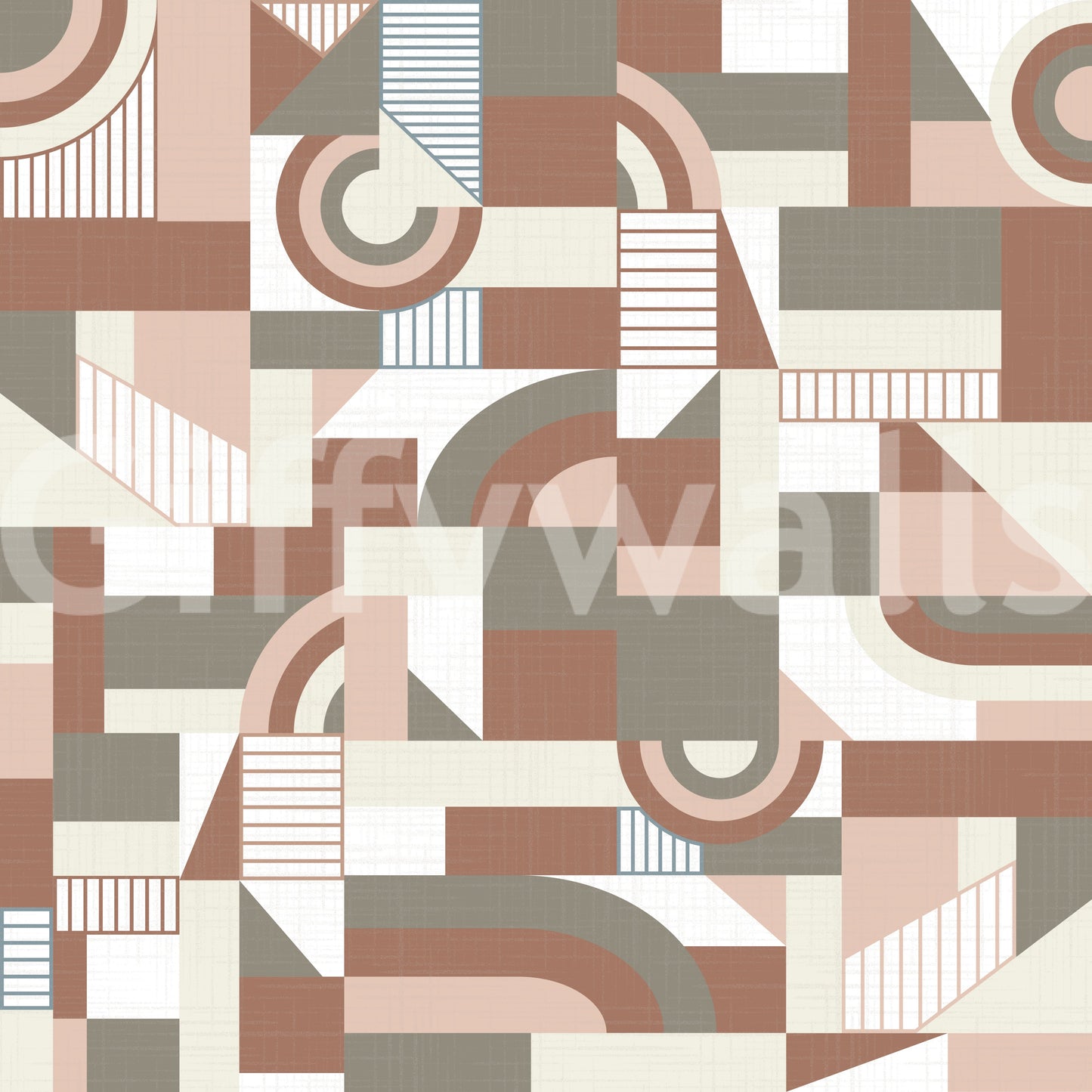 The wallpaper has a smooth, non-reflective matte finish.