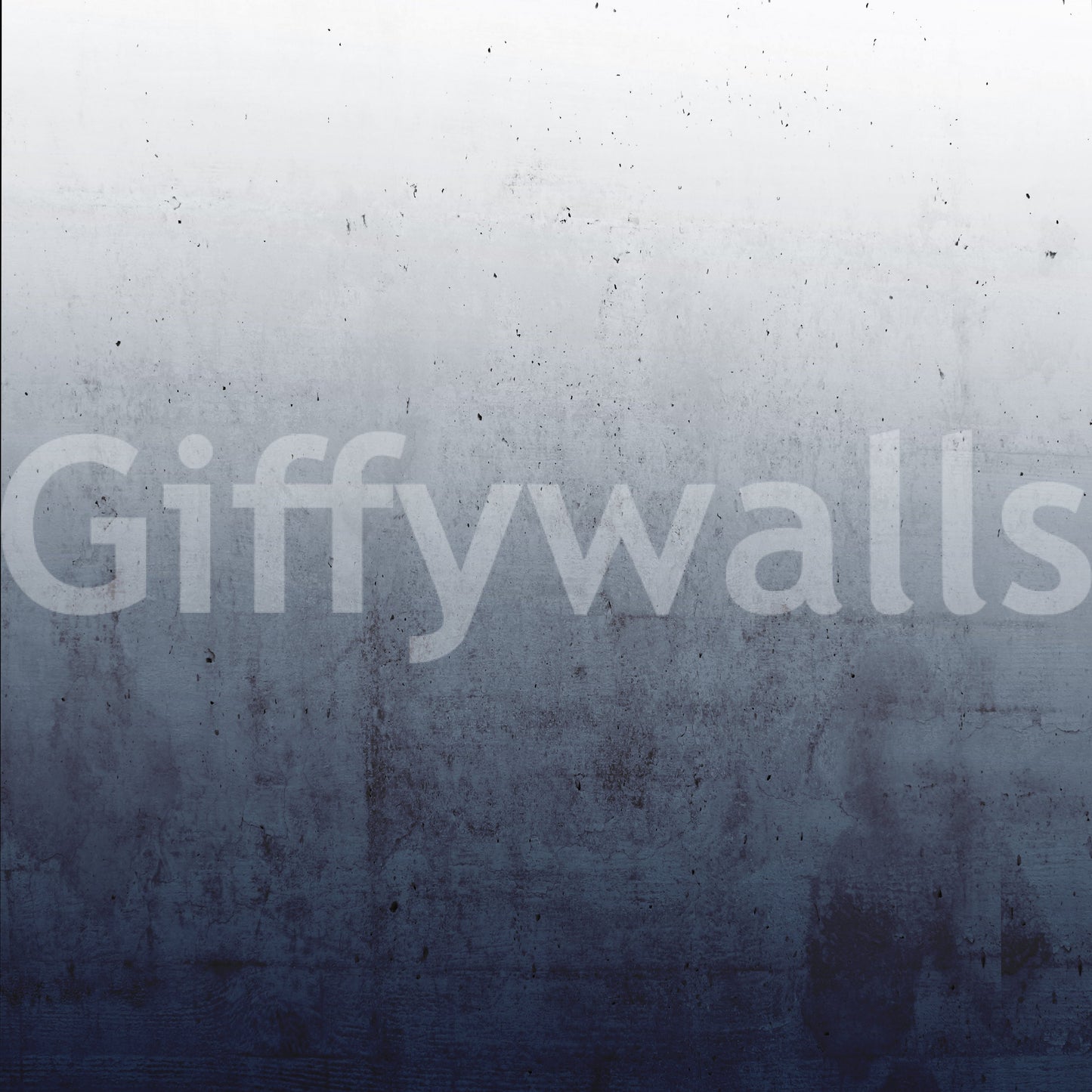 Blue Ombre on Concrete Wall Mural