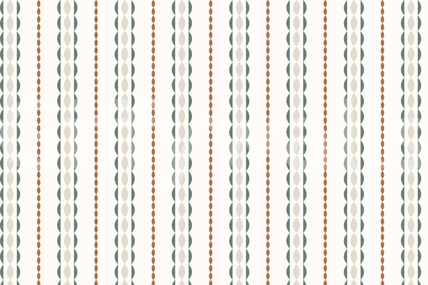 Retro stripe serenity, peaceful and calm