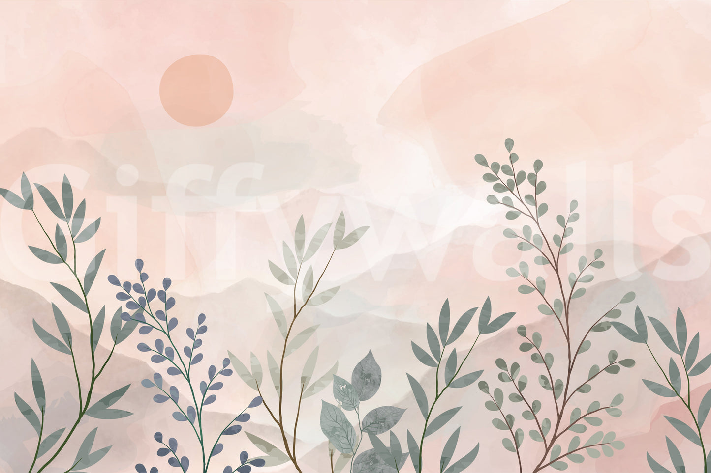 Ethereal Garden Wall Mural