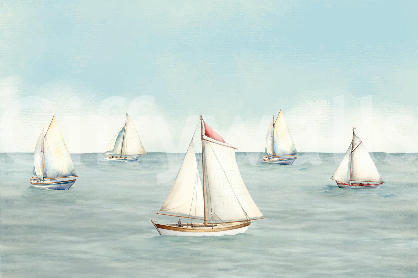 Sailing dreams, peaceful and relaxing