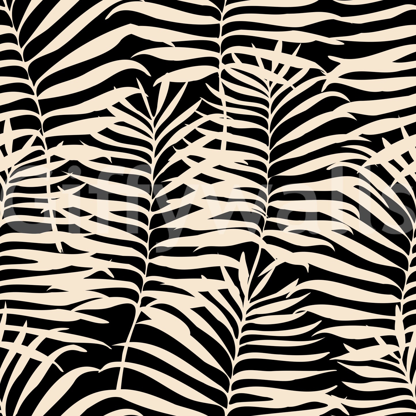 An interior with a soft and peaceful accent wall