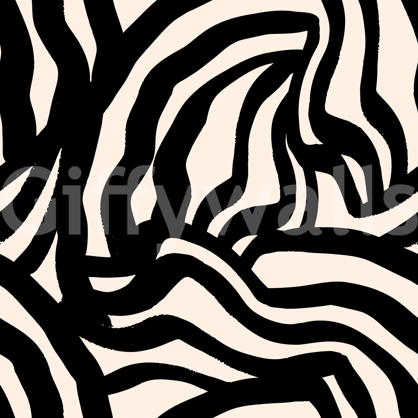 A vertical shot of the wavy lines pattern, showing its elegant flow