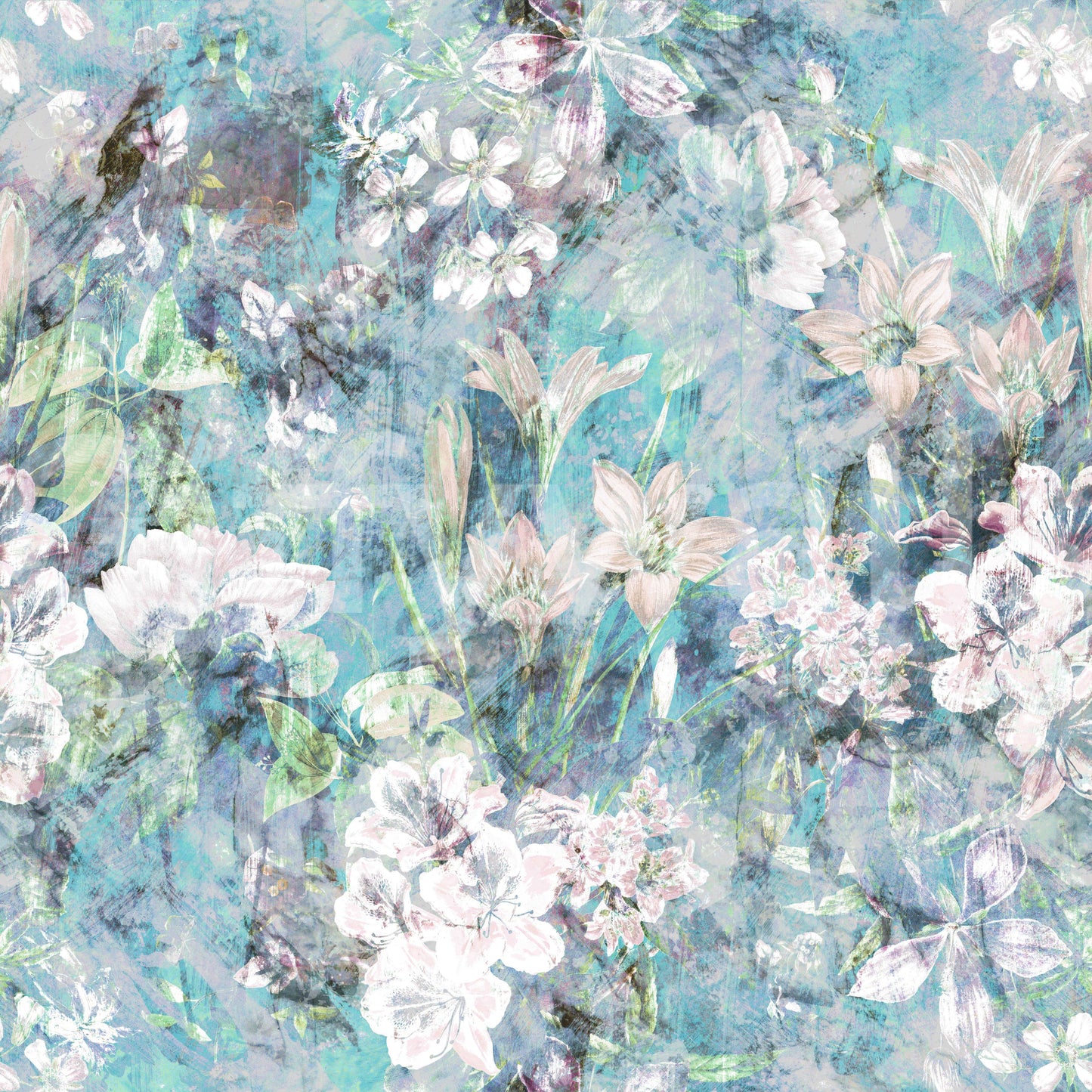 Quiet flower design wallpaper.