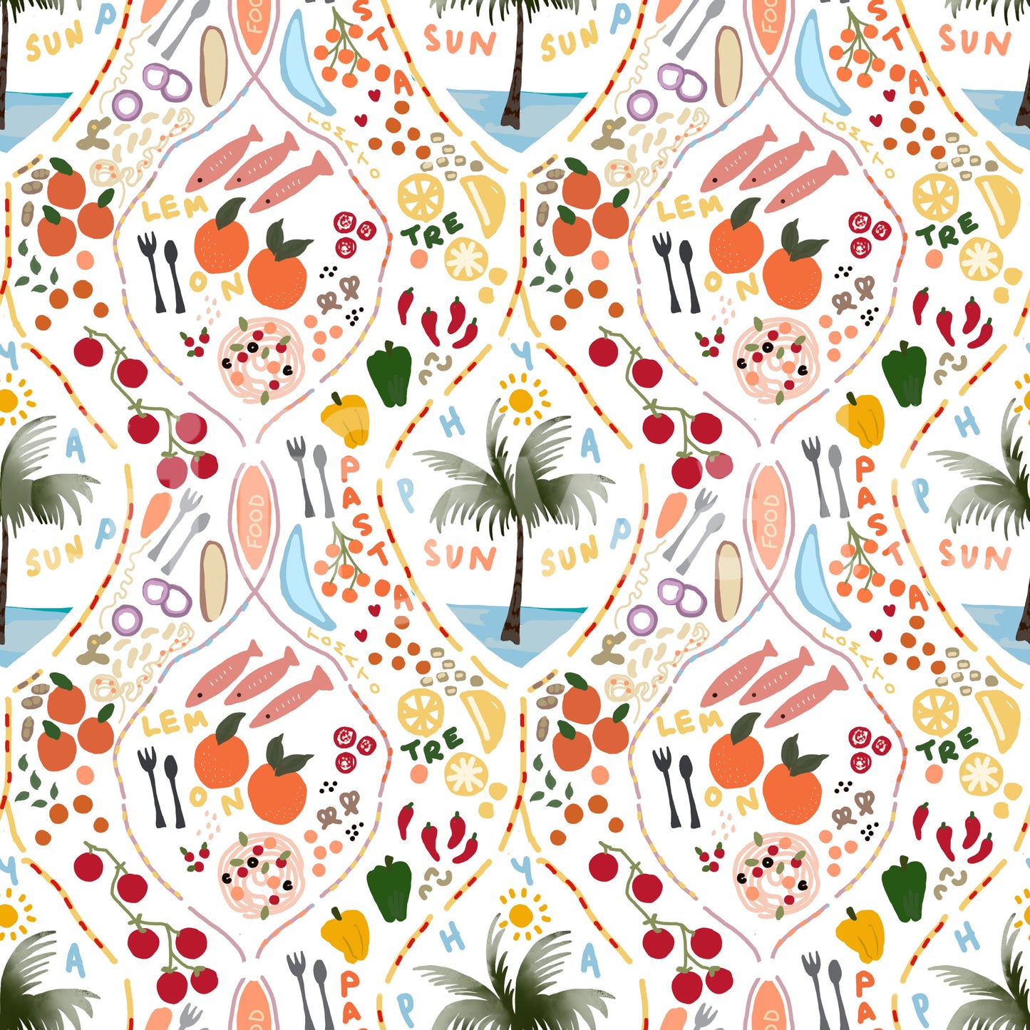 Island Feast Wallpaper