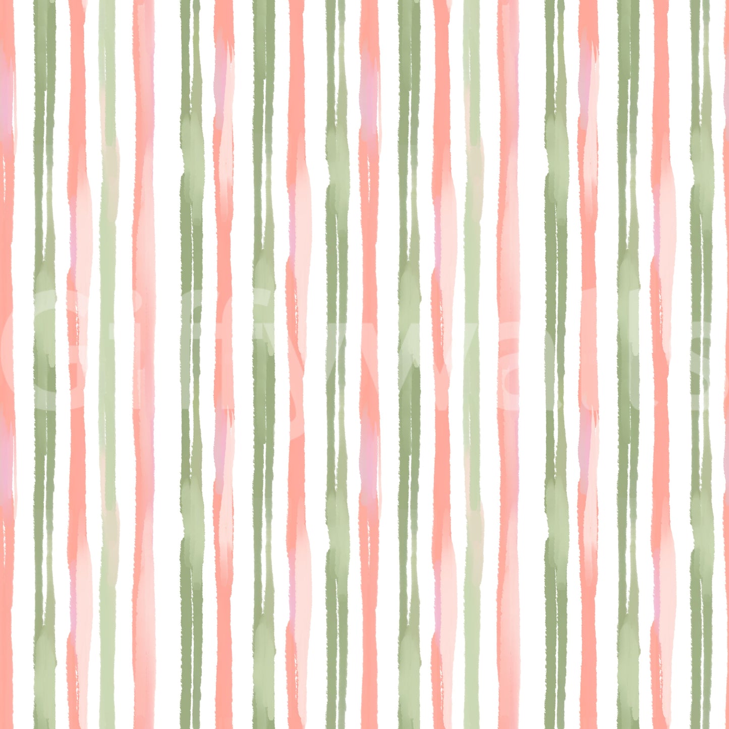 Watercolor Stripes Wallpaper