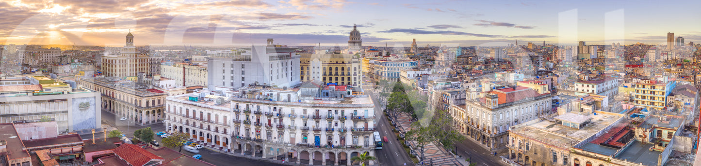 Havana’s Aerial Beauty Wall Mural