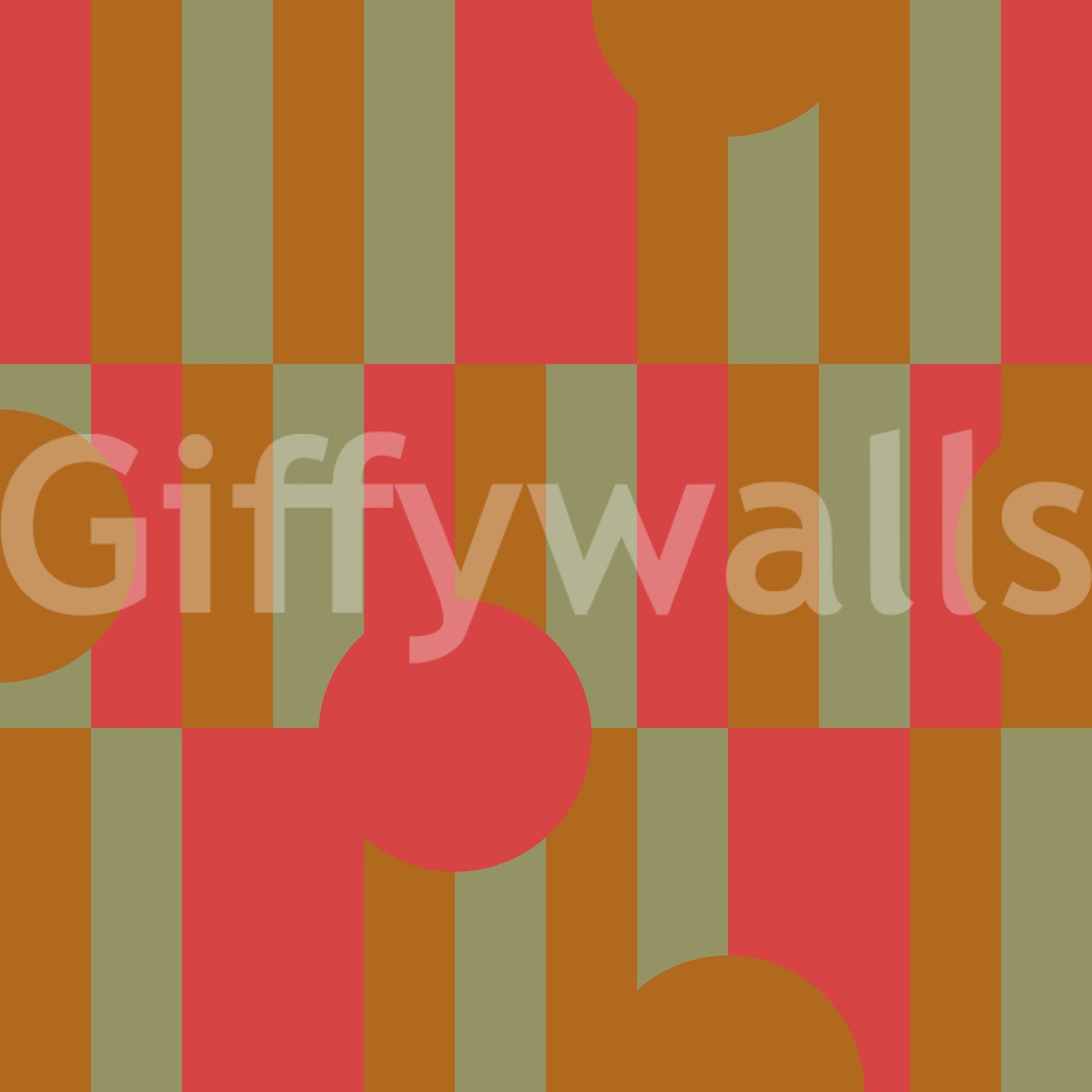 Geometric Patch Wallpaper