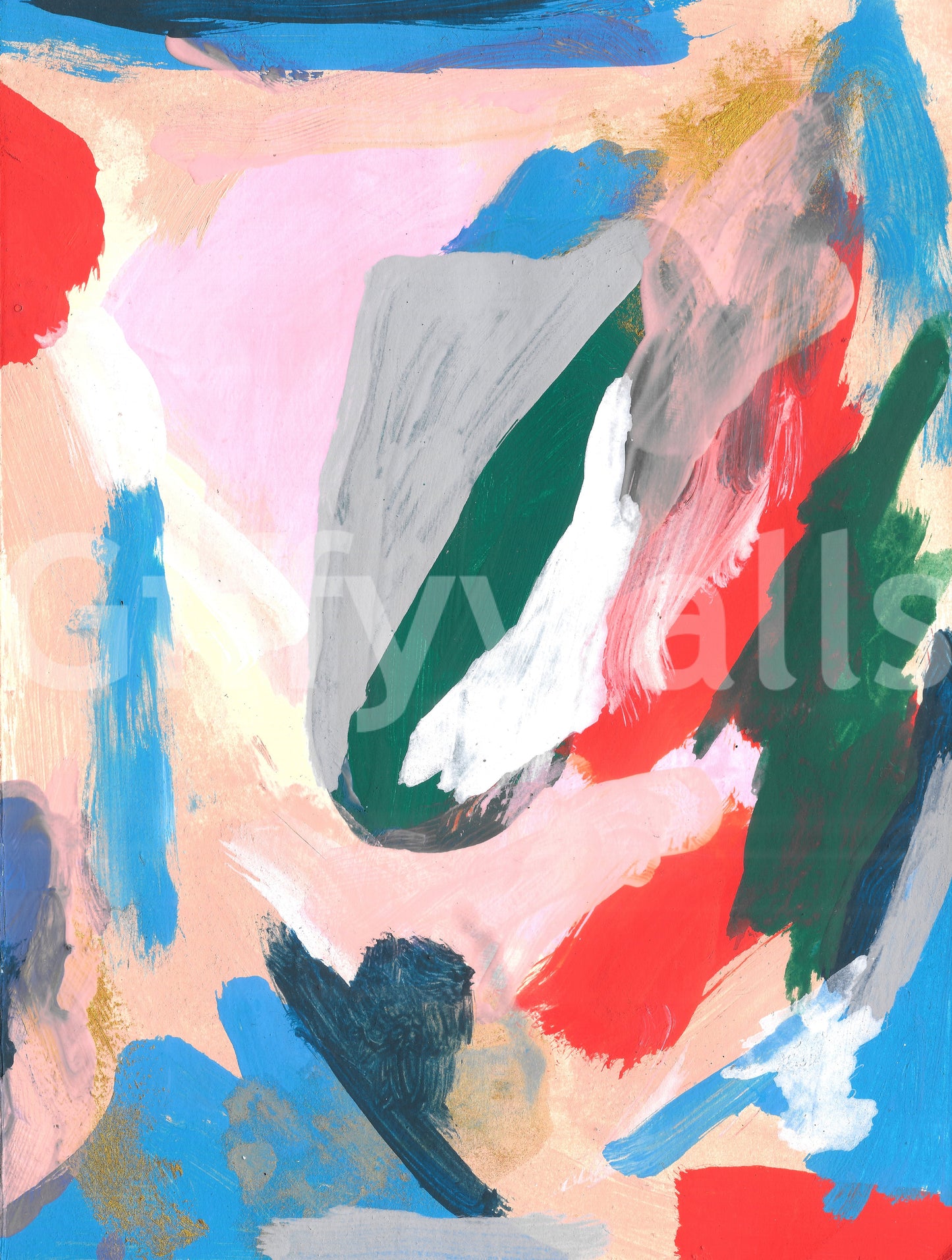 Fluid Forms Wall Mural