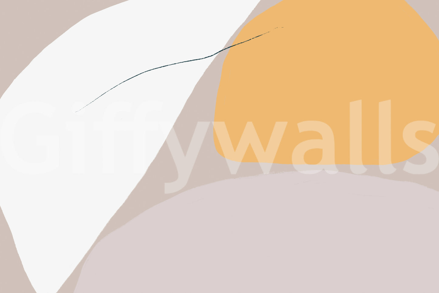 Modern Brushstrokes Wall Mural -2333639