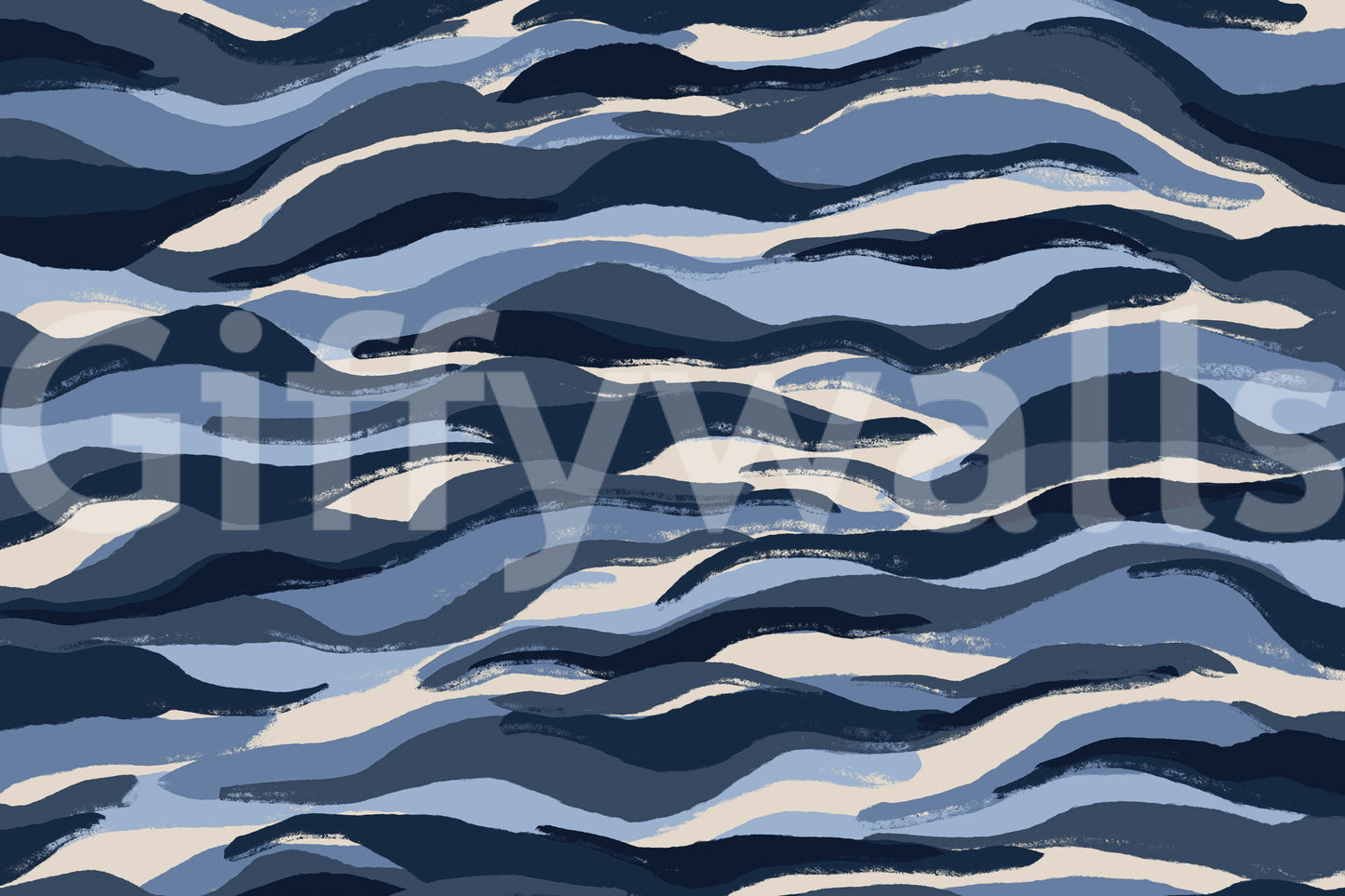 Coastal Bluescape Wall Mural -2370772