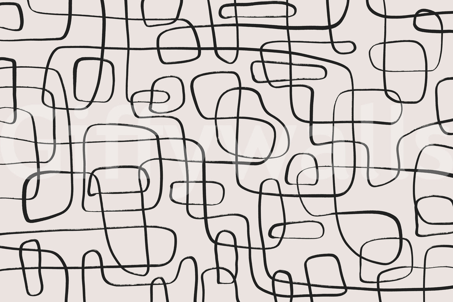 Wandering Lines Wall Mural -2372010