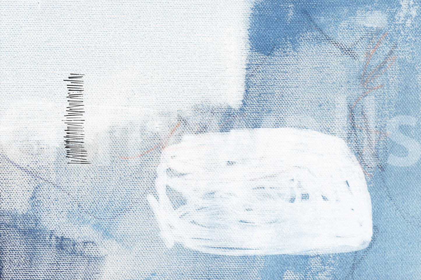 Abstract Blue Dreamscape Wall Mural -2711745