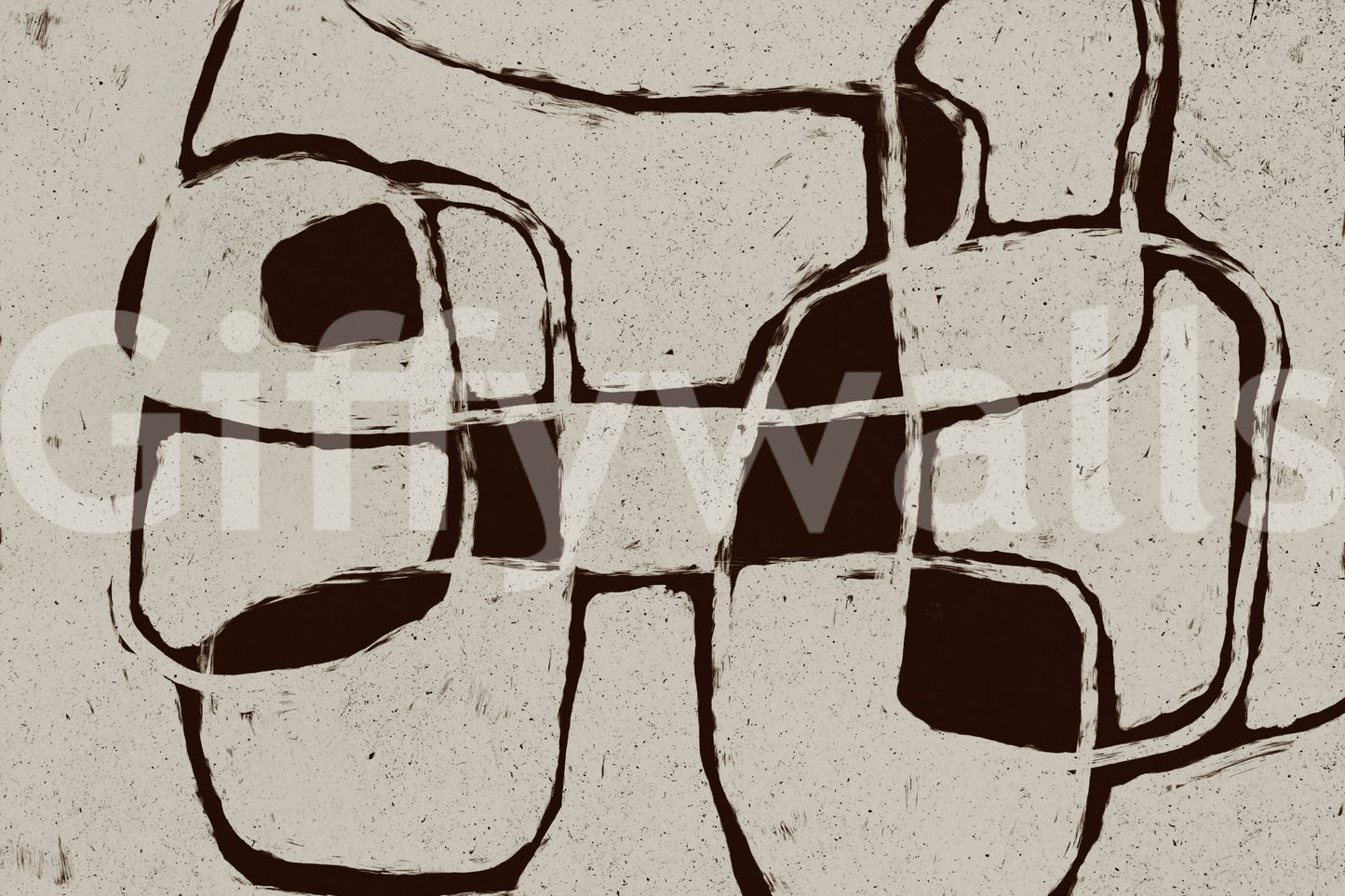 A high-quality abstract print wall mural for walls.