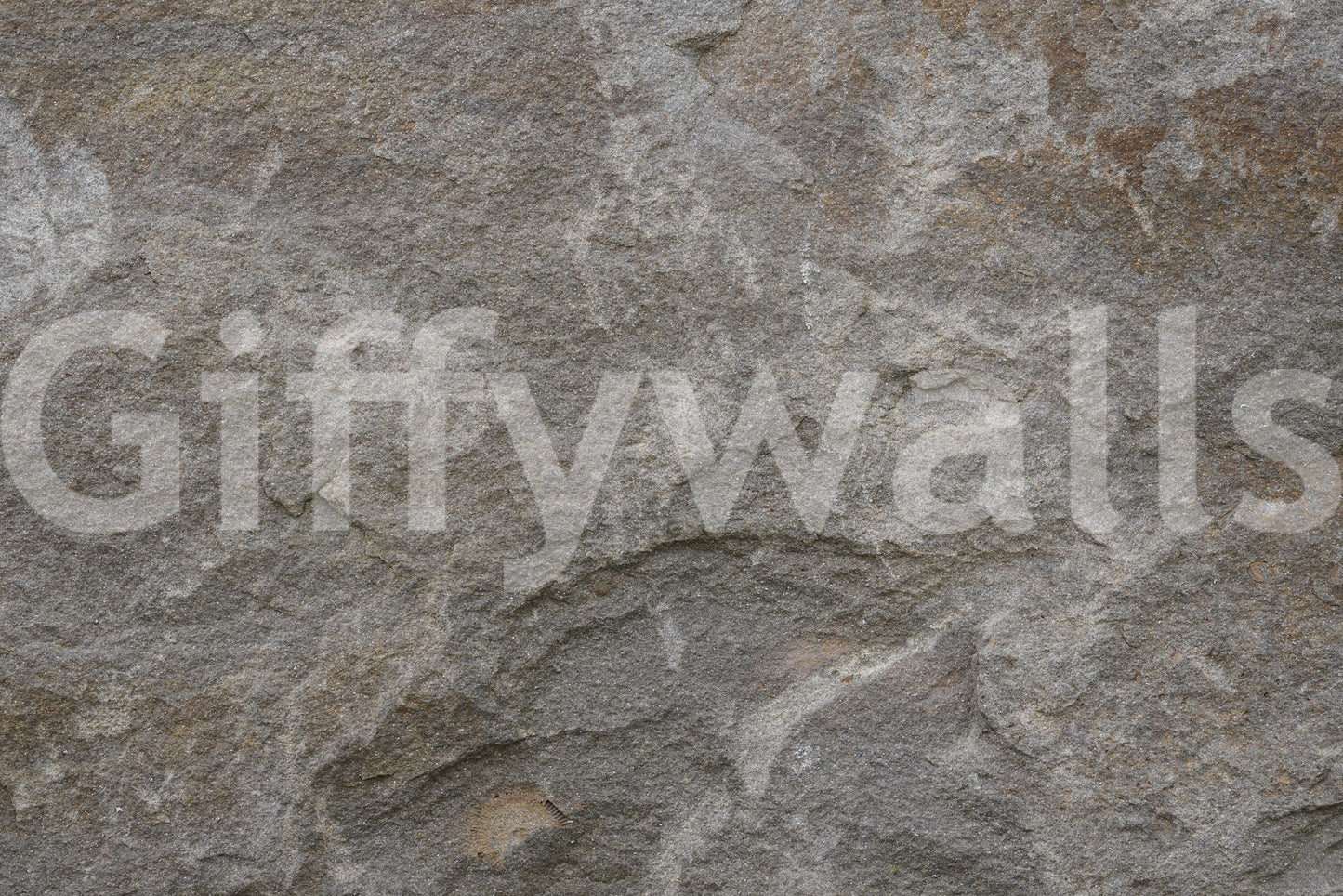 Mural showing light hitting the subtle stone texture