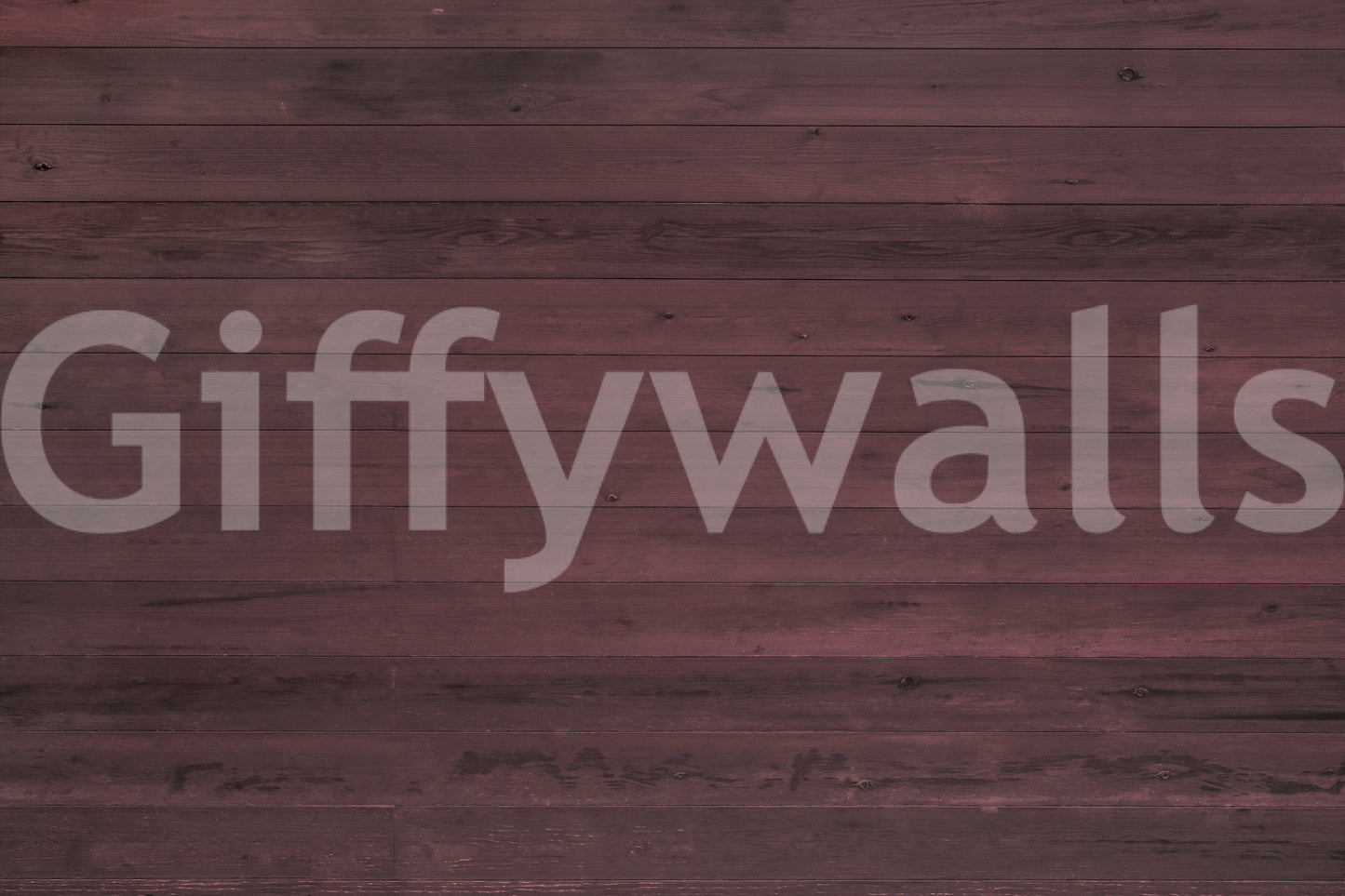 Bedroom wall with the artistic Wine-Stained Wood Wall Mural.