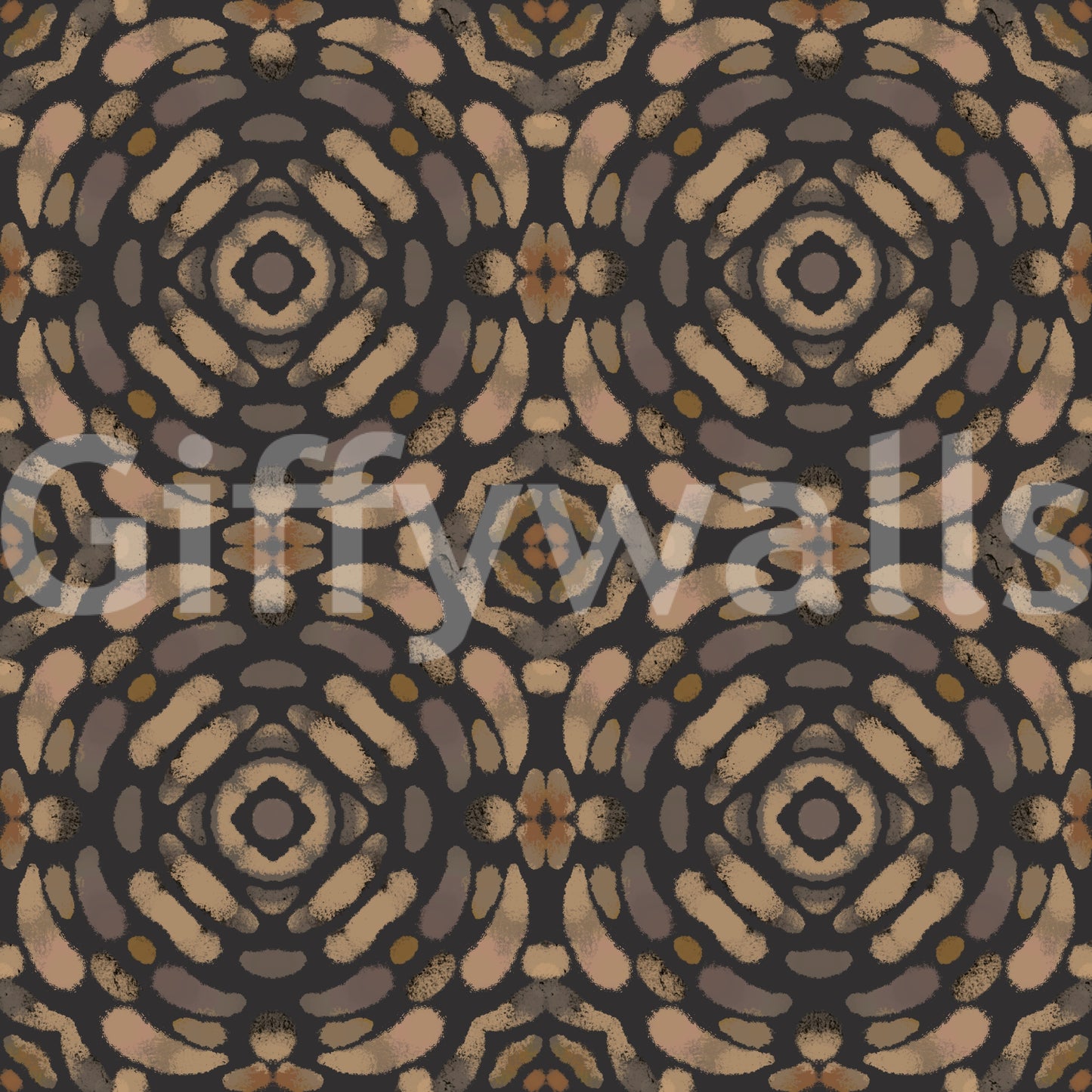 Subtle sienna fulguration Earth Tones wallpaper tableau.